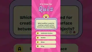 It's Time For Blender Quiz! 