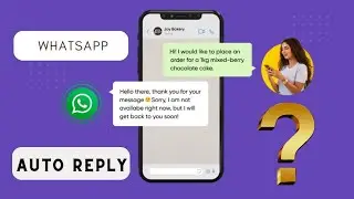 Auto reply for whatsapp / whatsapp auto reply bot / how to enable auto reply to whatsapp messages