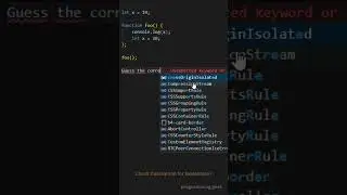 Javascript Quiz: How well do you know RefrenceError in JS 