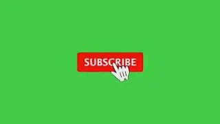 SUBSCRIBE BUTTON and NOTIFICATION BELL with SOUND EFFECTS Greenscreen| No Copyright