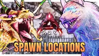 Malwyn, Aureliax, Desmodus & ALL New Lost Colony Creatures & Spawn Locations | ARK Survival Ascended