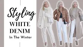 This is How to Style White Denim in the Winter!