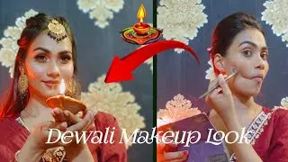 Diwali Makeup look 2024🪔♥️ l 5 minutes Easy Festive makeup look l affordable makeup product