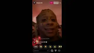 Trippie Redd Freestyling on Instagram Live