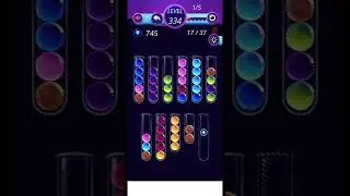solution ball colors sorting game challenge level 334