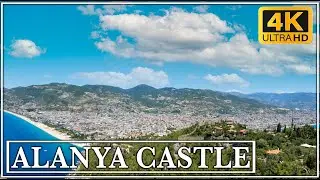 Alanya Castle/Alanya Kalesi 4K Walking Tour Antalya/Turkey