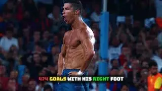 474 Goals with right foot 💀🔥 || EDIT ||