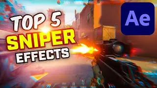 Top 5 Montage Sniper Effects - No Plugins - After Effects