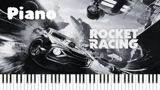 Fortnite - Rocket Racing Theme Lobby Music (Piano Version)