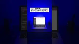 Make 20 TikTok videos in 5 minutes using ChatGPT and Canva #chatgpthack #chatgptprompts #chatgpt