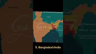 TOP 10 MOST DANGEROUS BORDERS IN THE WORLD #fypシ #trending #youtubeshorts #top10