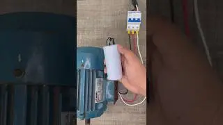 Starting a THREE-PHASE motor with SINGLE-PHASE (two-phase) power supply