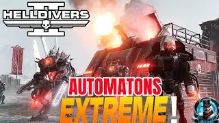HELLDIVERS 2 - Automatons Extreme Difficulty -  Funny Moments
