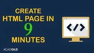 How to Create a HTML Page? | Web Development Tutorial for Beginners 2017 - Part 2
