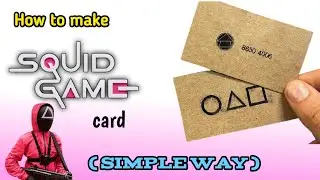 How to make squid game card | squid game card