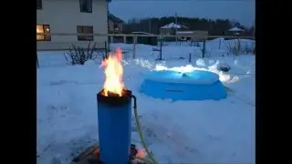 Нагреватель для бассейна Пеллетрон-D - подогрев наполненного бассейна