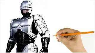 Drawing Robocop ends in disaster