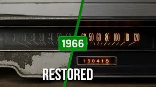 60 Years of Dust → Mint Again! Classic Pontiac Gauge Restoration