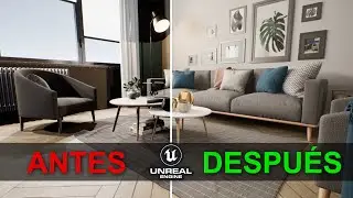 Cómo usar LUMEN en Unreal Engine 5 | Iluminación para Archviz y Cinemáticas en 1 Minuto!