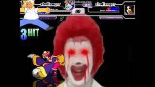 M.U.G.E.N. Homer Simpson and Lei-Lei in survival mode