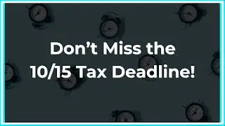 Last Call for 1040 & 1120 Extensions!