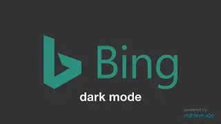 Bing Dark Mode - How to enable it in 2 clicks