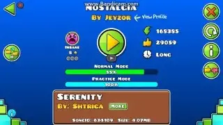 Trippy Level Geometry Dash Nostalgia by Jeyzor McBacon123
