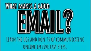 What makes a good EMAIL?