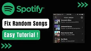 How To Fix Spotify Playing Random Songs !
