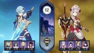 Eula & Noelle Main - 3.3 Spiral Abyss Floor 12 | Genshin Impact