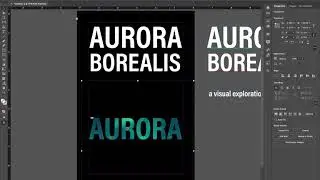 InDesign: Turning Type to Outlines and Using it as a Frame