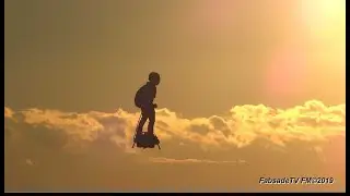 zapata flyboard air® plays with clouds!