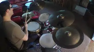 Emmett plays Terry Bozzio’s parts from Missing Persons’ “Hello, I Love You.”