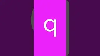 Learn English Alphabet with Dopalearn™ | Lowercase Letter q | Pop-up Training System™ for Toddlers