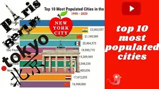 Top 10 Most Populated cities in the World (1990-2020)
