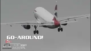 High winds at Heathrow Airport 🌬️✈️