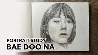 Drawing Bae Doo Na ✏️ 배두나 ✏️ Portrait study | kaorumap