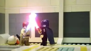 Lightsaber duel | Lego stopmotion