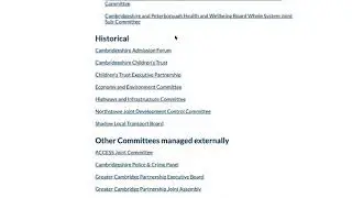 Confusion as Cambridgeshire Highways Committee Renamed