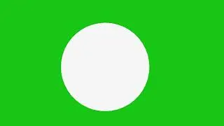 white circle scaling up¦motion graphic transitions¦green screen¦