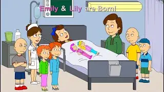 Caillou Gets Ungrounded: Emily & Lily are Born!