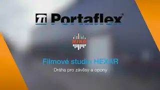 Dráha pro opony a závěsy ve filmovém studiu Hexar