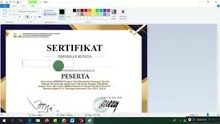 HOW TO EDIT CERTIFICATES USING PAINT