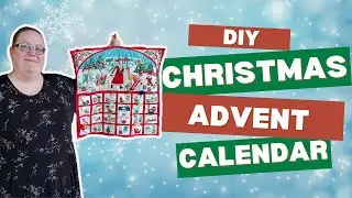 DIY Panel Advent Calendar #ChristmasCrafts #DIY #AdventCalendar
