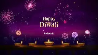 Happy Diwali Wishing Video V2 After Effects Template - #diwali #diwali2024 #fireworks #india #video