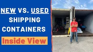New vs. Used Shipping Containers- Inside View