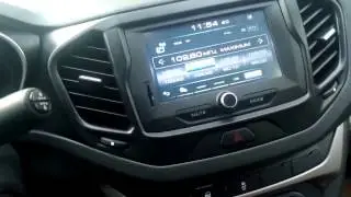 Lada Vesta работа блока климат контроля,печки,обогрева и осмотр салона.Лада Веста.