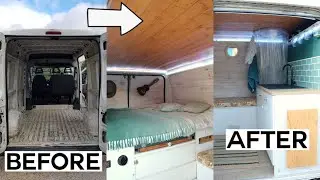 My Full VAN CONVERSION - TIMELAPSE (90 days in 20 minutes)