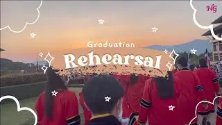 MFU graduation rehearsal days (focusing on School of Health Science)