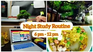 Night Study Routine 🌚🌺 | A day in life of UPSC Aspirant | Study Vlog 2021